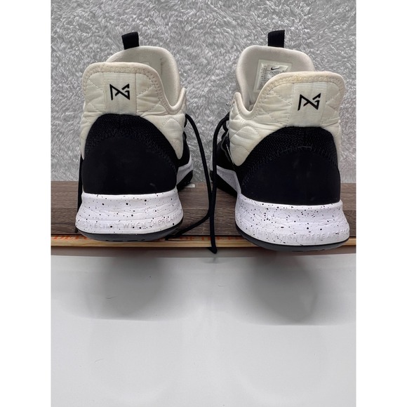 Nike PG3 Paul George Basketball Shoes Black White Mens Size 10.5 - Picture 3 of 6